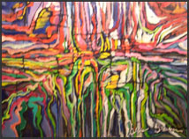 Colorful Abstract Art: James Homer Brown - Abstract Artist.  Painting title: Energy Painting  