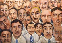 Faces In the Crowd - Political Art about Society -