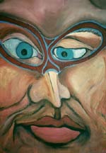 The Looker - Satirical Abstract Close Up Portrait