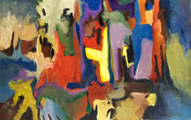 Abstract Paintings: James Homer Brown - creator of colorful abstract oil paintings