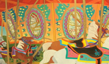 Carousel Art Show at Troy Public Library